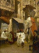 Edwin Lord Weeks Promenade on an Indian Street oil